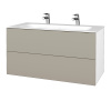Dreja Umývadlová skrinka VARIANTE SZZ2 100 pre úmyvadlo Finon - N01 Biela lesk / M05 Béžová mat