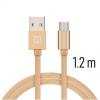 Swissten 71522204 USB/Micro USB, 1,2m, zlatý