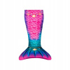 Prikrývka na posteľ - Kuca Kuka Mermaids Polar 130 x 60 cm viacfarebné (Teplá prikrývka Mermaid Tail Siréna farebná 130 cm)