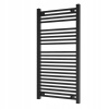 KÚPEĽŇOVÝ RADIÁTOR ČIERNY REBRÍKOVÝ 120x60 cm MODERNÝ OHRIEVAČ BERGEN