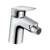 HANSGROHE Logis páková bidetová batéria s plastovou odtokovou súpravou s tiahlom, chróm, 71204000