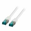 S/FTP (PiMF) Patchkábel LSOH 7.5m cat.6a, biely, Cu