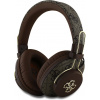 Guess PU 4G Metal Logo ENC bezdrôtové slúchadlá, hnedé 57983124140