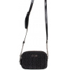 Guess dámská crossbody kabelka Ronit černá s monogramem