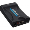 PremiumCord Převodník HDMI na SCART s napájecím zdrojem 230V khscart03