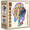 WOODEN CITY Drevené puzzle Elegantný slon 250 dielikov