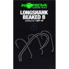 Korda Háčik Longshank Beaked Barbless vel.4