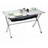 Turistický stolík Camp4 72 x 115 x 70 cm odtiene šedej (TITAN 2 CAMP4 PICNIC TURISTA CAMP TABLE)