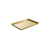 Hendi 808559 Cukrárska tácka na vystavenie produktov 30x20x2 cm zlatá