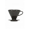 Ceramiczny dripper HARIO V60-02 czarny mat+ filtry (Ceramiczny dripper HARIO V60-02 czarny mat+ filtry)