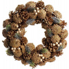Vianočný veniec Golden Pine cones 35 cm