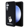 Karl Lagerfeld Liquid Silicone Choupette NFT Samsung Galaxy S24 Plus čierne
