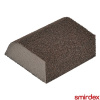 SMIRDEX® Brusná houba 920 COMBI 4x4, 100 x 70 x 25 mm, hr. 60 (MEDIUM) Balení: 10 ks