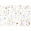 Zvyšok bavlnenej látky z kolekcie Boho kvetí - 60x200 cm