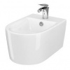 Cersanit INVERTO Bidet závesný 35,5x32,5x52cm, Biela Oválny K671-002 K671-002