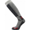 Ponožky podkolienky ORBIT merino vlna ŠEDO/ČERVENÉ veľ.29-31