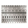 Podložka pod kancelársku stoličku Podložka pod kancelársku stoličku Boho black and white mwp-w0012787