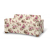 Dekoria Poťah na sedačku Solsta, ružovo-béžové ruže na krémovom podklade, Poťah na sedačku Solsta, Londres, 141-07