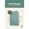 NLT Thinline Reference Bible, Filament Enabled Edition (Red Letter, Leatherlike, Floral Leaf Teal, Indexed) (Tyndale)