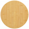 vidaXL Stolová doska Ø30x2,5 cm bambus - Hnedá - 189083-122971