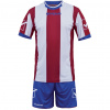 Futbalový set dres + šortky Givova Kit Catalano, červená / biela Veľkosť: L
