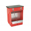 KERBL 74105 závesné krmítko pre králiky kapacita 3,5 l, 2 oddiely, pozinkované