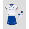 Castore Rangers Away Minikit 2024 2025 Infants Grey/Blue 6-7 rokov