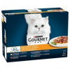 Gourmet Perle morka, tuniak, kačica, jahňa 12 x 85 g