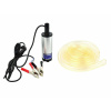 Mini čerpadlo na naftu, 12V, 12l/min, průměr 37mm, 40W, hadice 3m GEKO