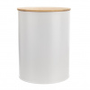 Dóza plech/bambus biela ¤13cm ORION