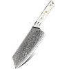 IZMAEL Damaškový kuchynský nôž Yuzuki Cleaver/Biela 33 cm
