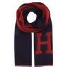 Tommy Hilfiger H Knit M scarf AM0AM04030 (182064) Black/Green uniw