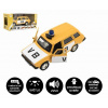 Teddies Policajné auto VB combi kov/plast 12cm na spätné nat. na batérie so svetlom, zvukom 00850256