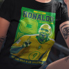 Tričko s potlačou RONALDO LUIS NAZARIO DE LIMA Pánsky Čierna L