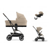CYBEX Eezy S Twist+ 2 + Cot S Travel Set Cloud G Plus i-Size almond beige 2025