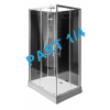 Aqualine GRANVIK sprchovací box 800x1200x2180mm komponent 1/4 sprchová vanička, biela 16-120-09-11-00