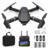 Dron 4K, 2 kamery, 3 batérie, WiFi, dosah 100 m – skladací LS-E525