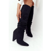 Dámské kozačky W37355-190214 černé - Step in style 39