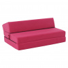 Tempo Kondela Skladací matrac/kreslo, 2v1, ružová magenta, VEDIS