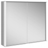 Keuco Royal Match Zrkadlová skrinka s LED osvetlením, 80x70x16 cm, strieborný elox 12802171311