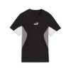 Detské Tričko s krátkym rukávom PUMA ESS BLOCK TEE B 69251201 – Čierna