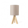 ACA DECOR Stolová lampa PICCOLO, svetlo hnedá