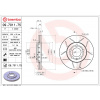 BREMBO Brzdový kotúč 09.7011.75