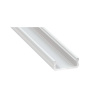 Lumines LED profil D, 3m, Biely