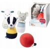 BabyOno Edukačné plyšové kolky Badger Edmund Friend