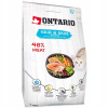 ONTARIO Cat Hair&Skin suché krmivo pre dospelé mačky s lososom 2 kg