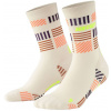 CEP The Run Limited 2024.2 Sock Mid Cut vysoké ponožky pánské Barva: cream/neon yellow, Velikost: IV