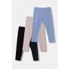 United Colors of Benetton Legíny detské bavlnené s elastanom 3-pak 3MT1GF055.P.Stagionale viacfarebná 116