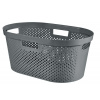 Curver Kôš na bielizeň Infinity, 39 l, 100% recyklovaný plast, sivý, 245675