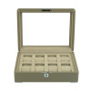 Rothenschild RS-3420-8-TA-TAN Box Brown [8] with beige velvet